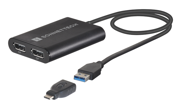 Sonnet DisplayLink Dual DisplayPort Adapter for M1/M2 Macs